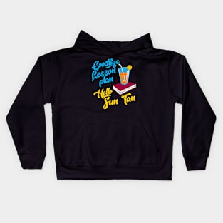 Teacher , goodbye lesson plan Kids Hoodie